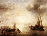 Jan van de Capelle Calm oil painting artist